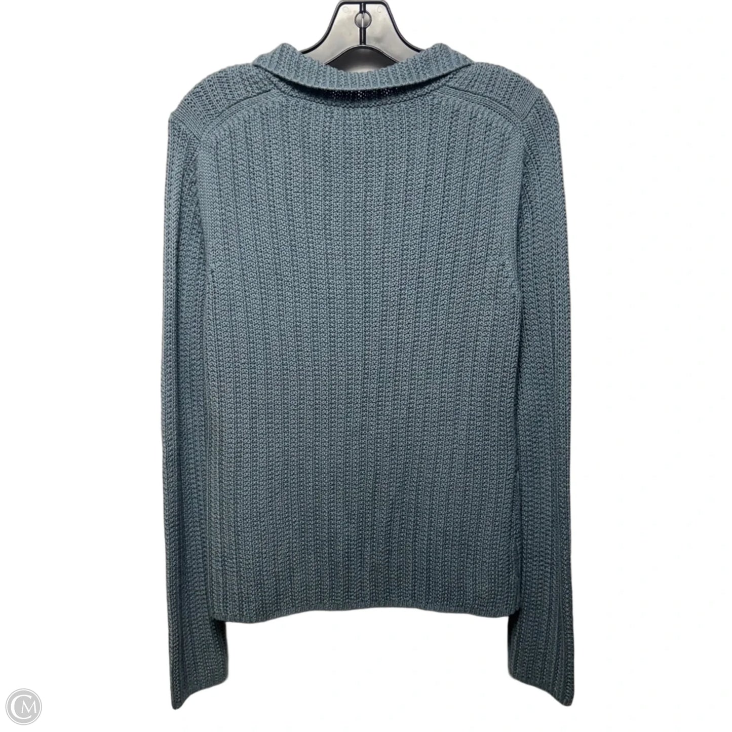 Sweater Cardigan By Madison In Blue, Size: L