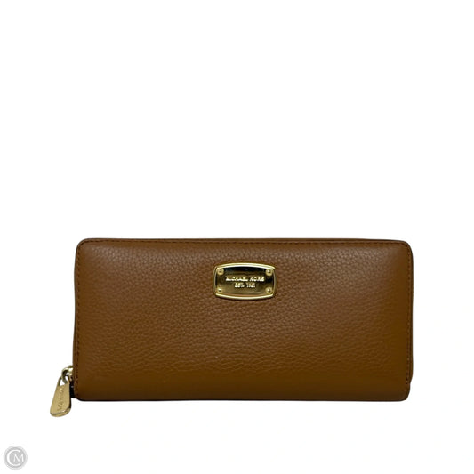 Jet Set Travel Zip-Around Continental Wallet By Michael By Michael Kors, Size: Large
