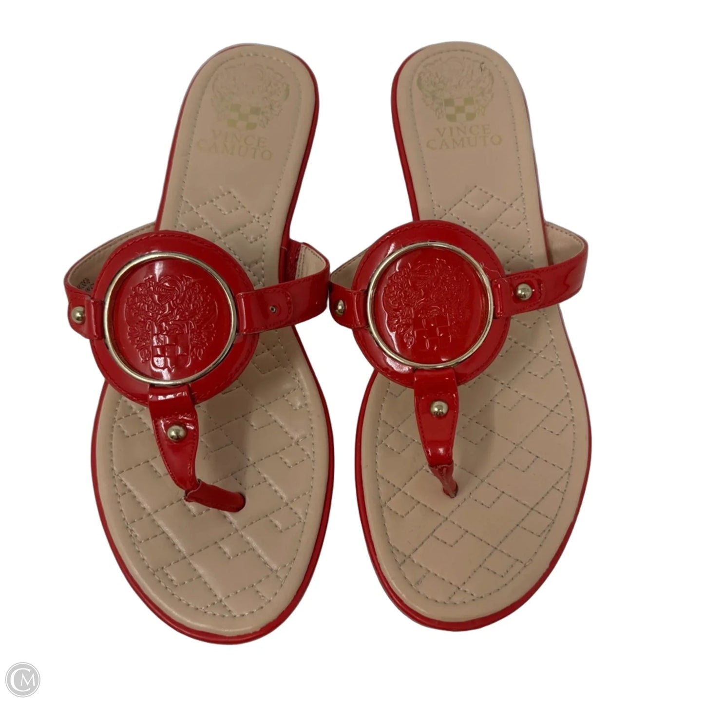 Braida Flip Flop Sandals By Vince Camuto In Red, Size: 8.5