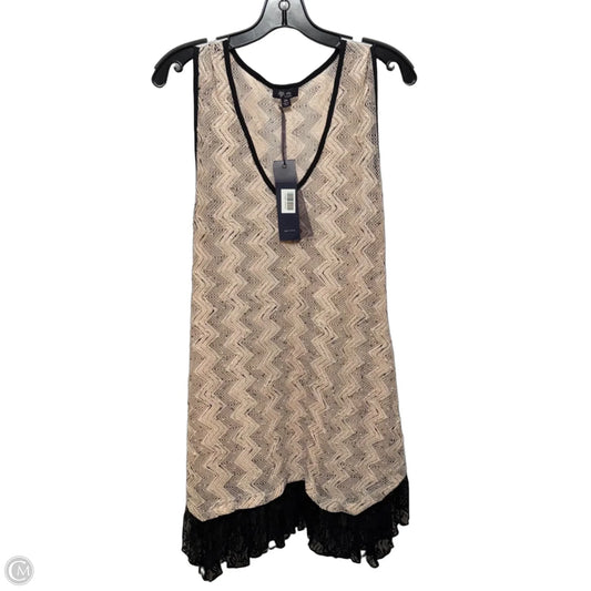 Dress Casual Short By Lily In Cream & Black, Size: 2x