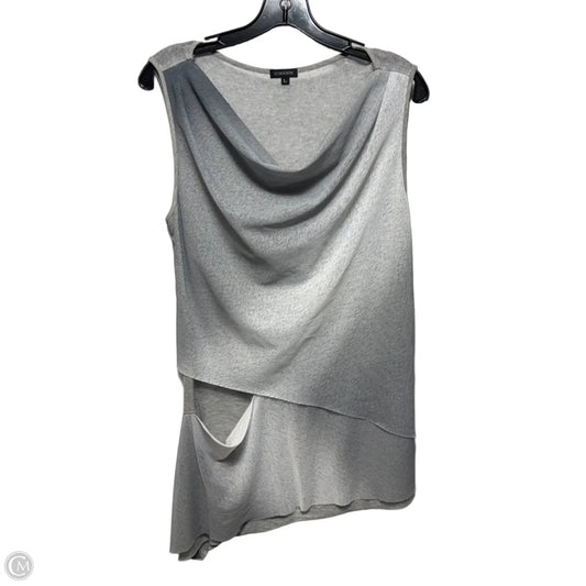 Tunic Sleeveless By Komarov In Blue & Grey, Size: L