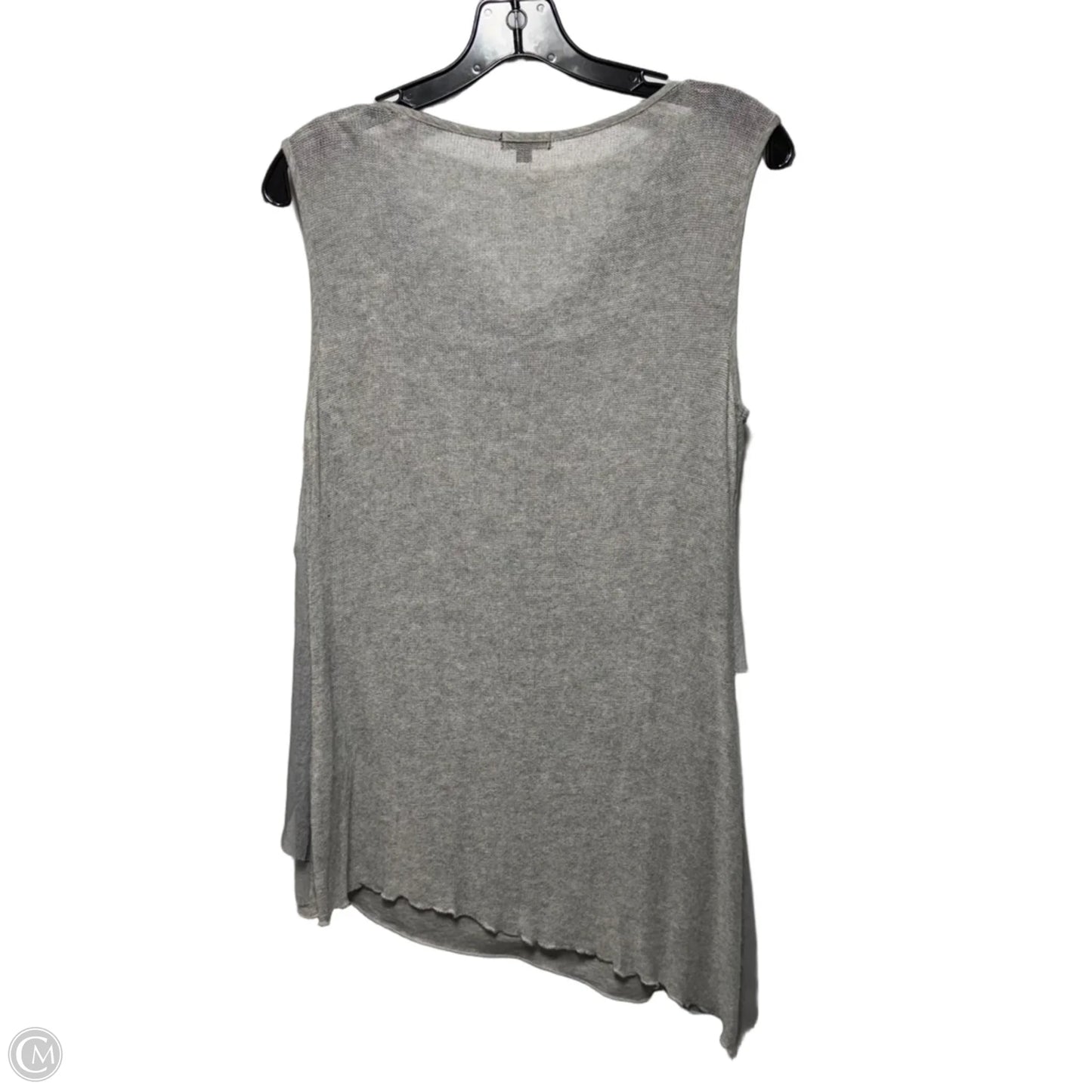 Tunic Sleeveless By Komarov In Blue & Grey, Size: L
