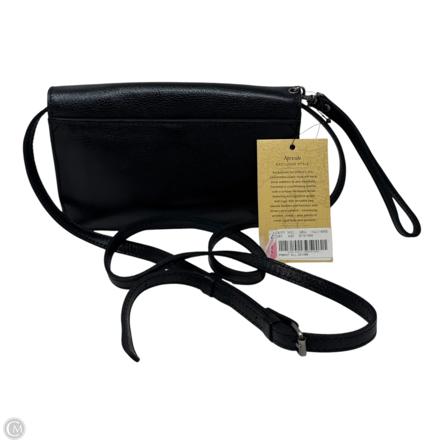 Monta Convertible Leather Crossbody Clutch Designer By Patricia Nash, Size: Medium