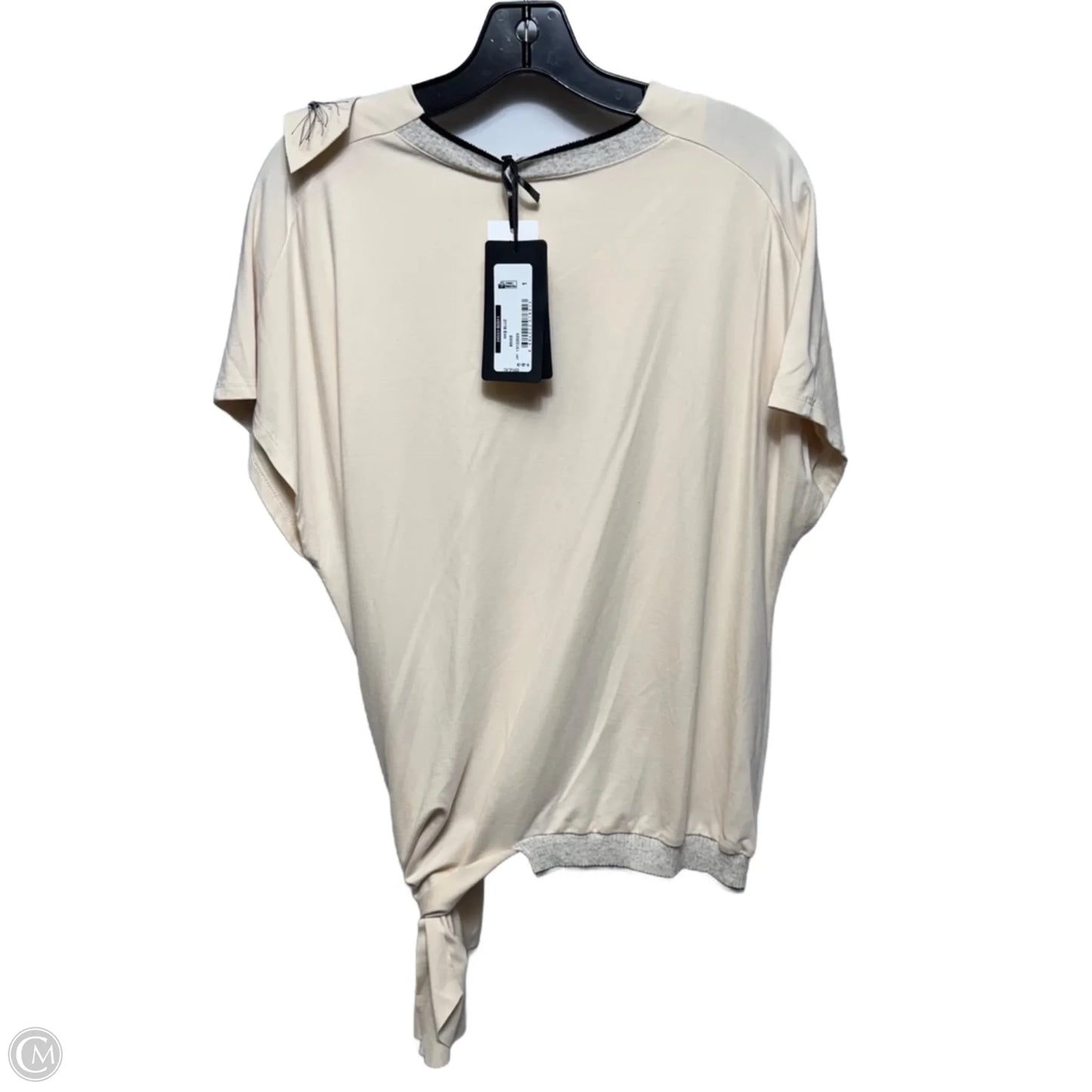 Tunic Short Sleeve By Bize In Cream, Size: M
