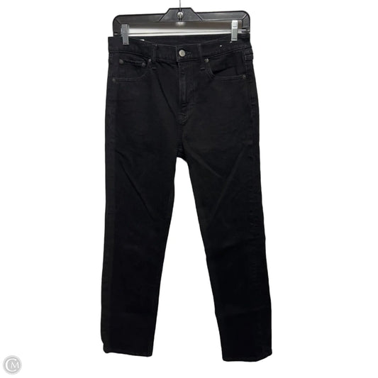 ‘90s Straight High Rise Jeans By Gap In Black Denim, Size: 6/28