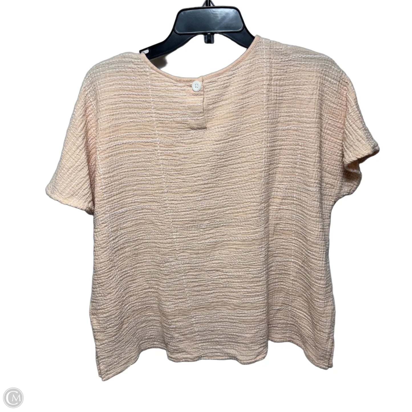 Top Short Sleeve By Pure Jill In Peach, Size: S