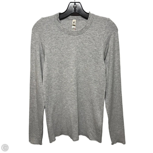 Top Long Sleeve By Free People In Grey, Size: M/L