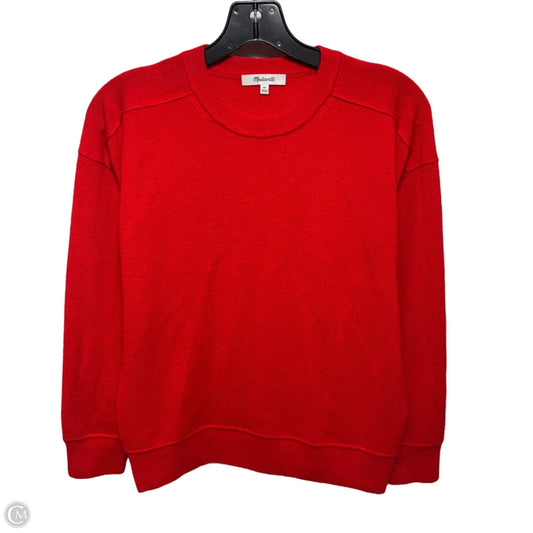 Merino Wool Sweater By Madewell In Red, Size: Xs