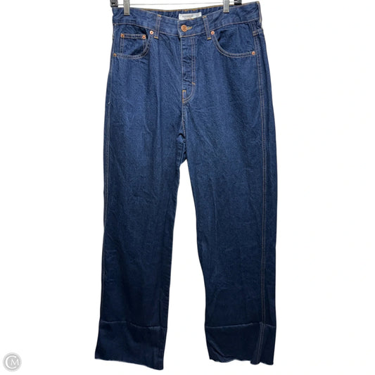Jeans Boot Cut By Pull&bear In Blue Denim, Size: 8