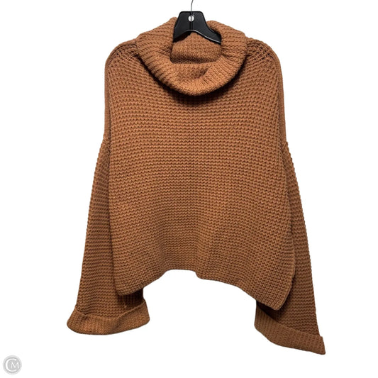 Oversized Sweater By Free People In Tan, Size: M