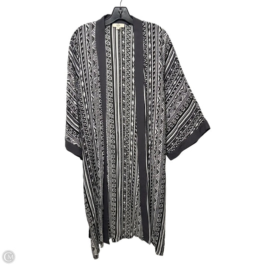 Kimono By Entro In Black & White, Size: M