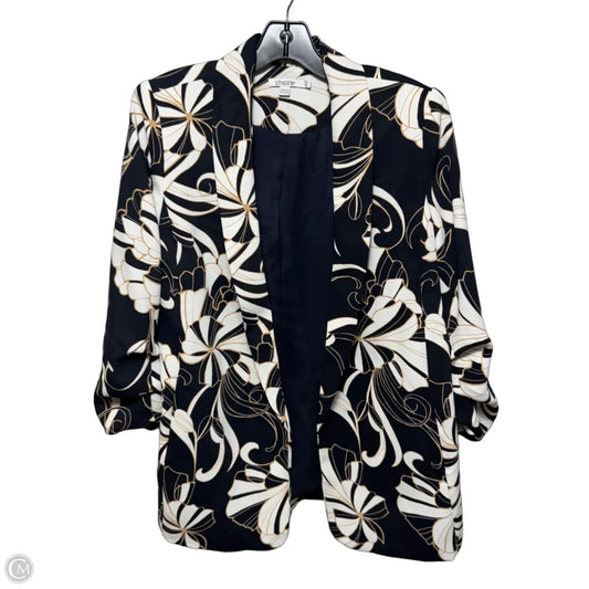 Blazer By Chicos In Floral Print, Size: 6