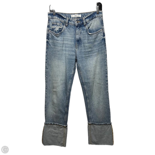 Cuff Jeans Boyfriend By Mng In Blue Denim, Size: 2