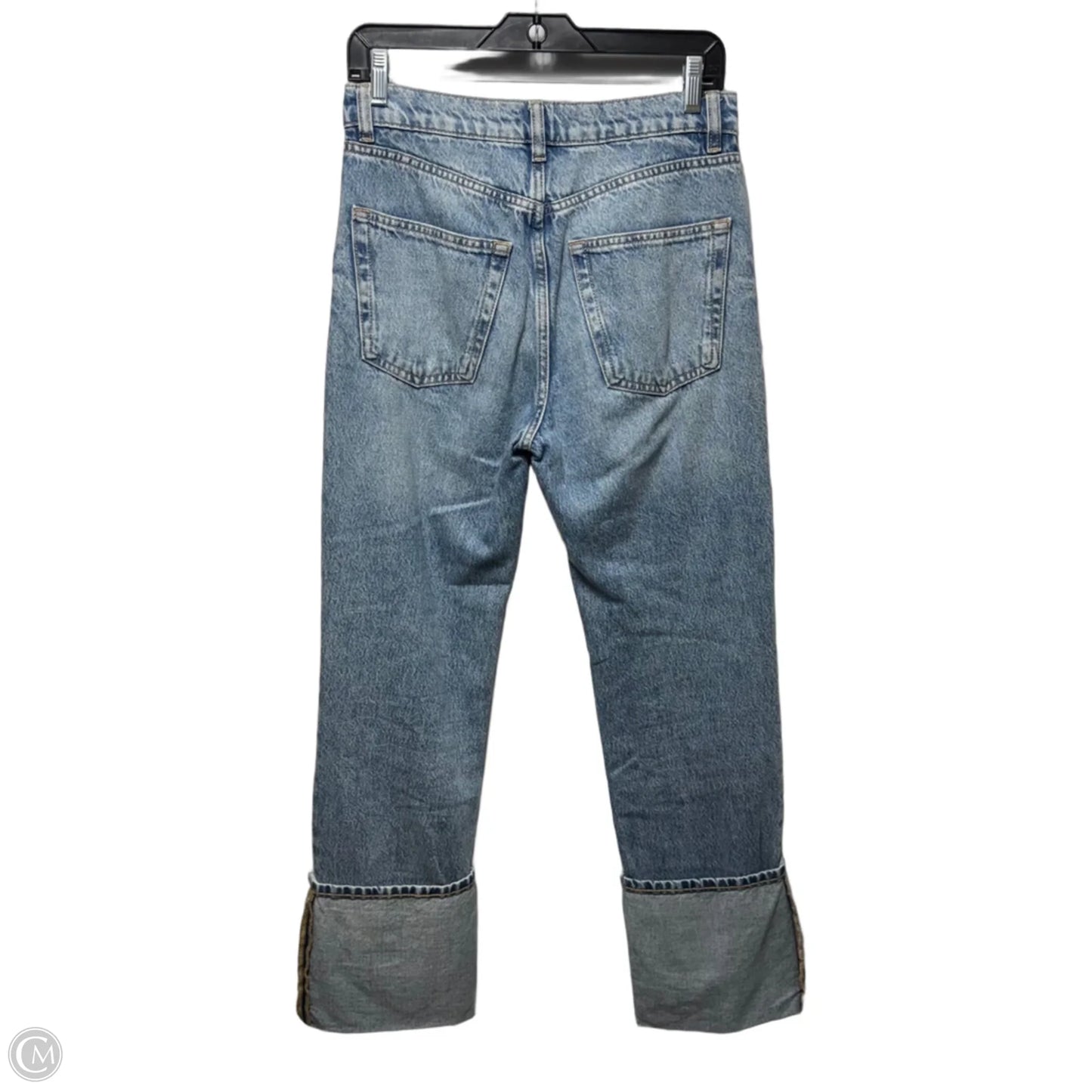 Cuff Jeans Boyfriend By Mng In Blue Denim, Size: 2
