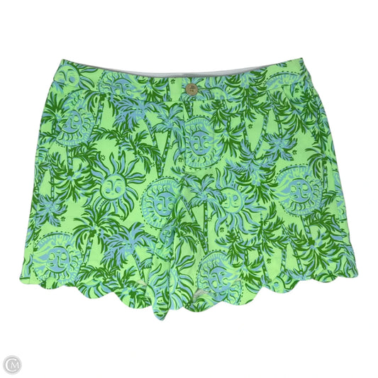 Buttercup Mid Rise Shorts Designer By Lilly Pulitzer In Green, Size: 6
