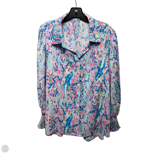 Top Long Sleeve By Fashion In Multi-colored, Size: L