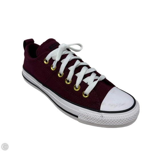 Shoes Sneakers By Converse In Maroon, Size: 6.5