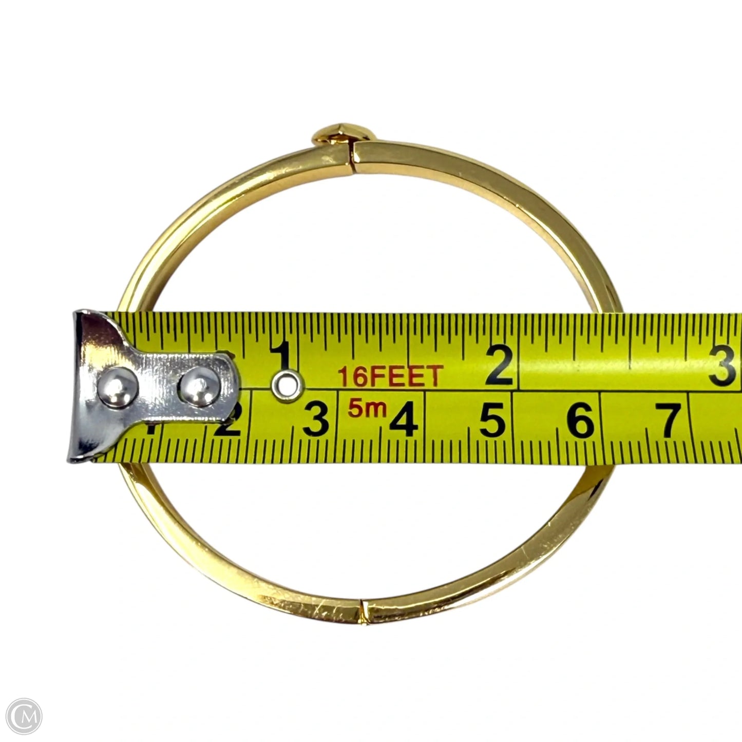 Everyday Spade Gold Tone Hinged Bangle BraceletDesigner By Kate Spade