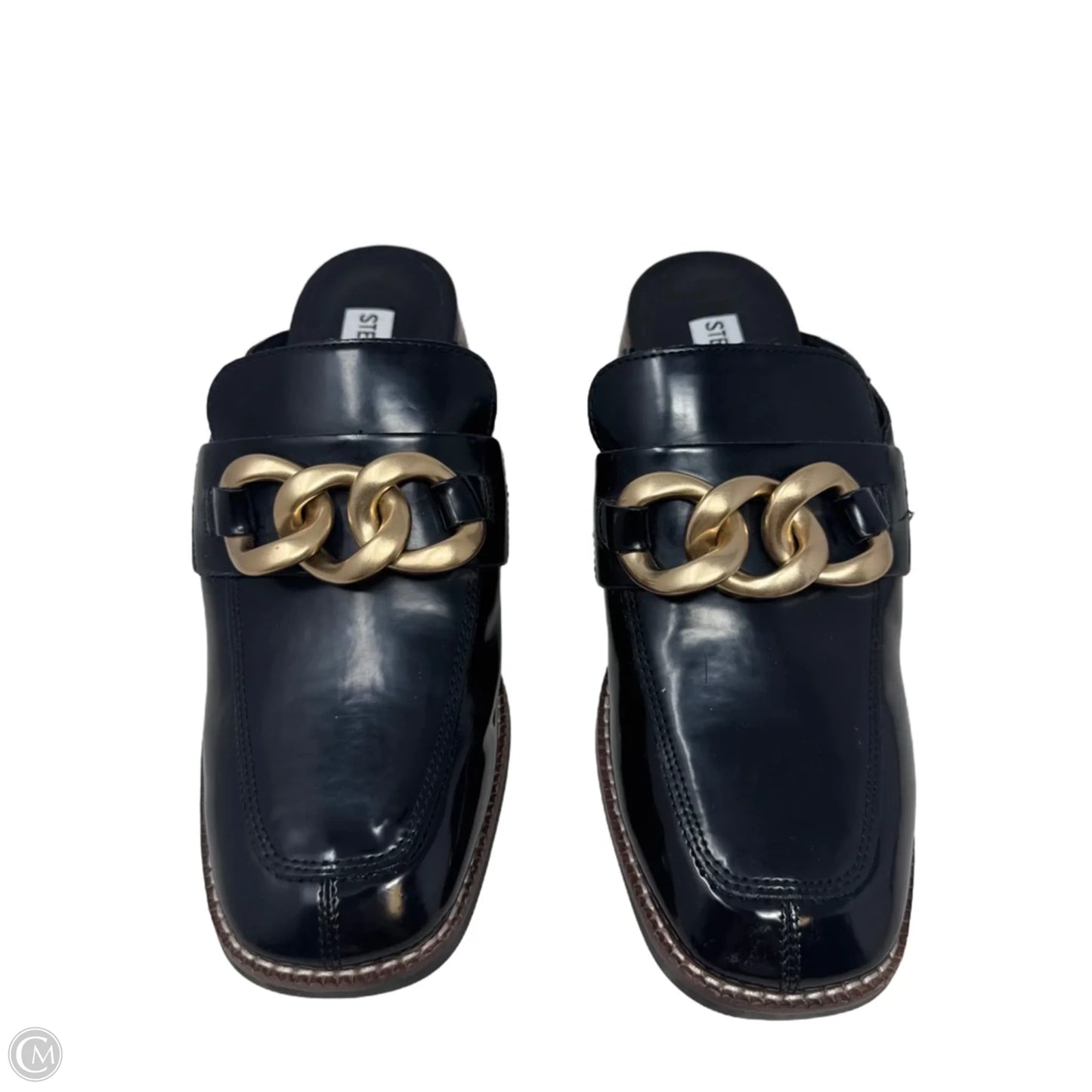 Lorie Chain Mule Shoes Flats By Steve Madden In Black, Size: 7
