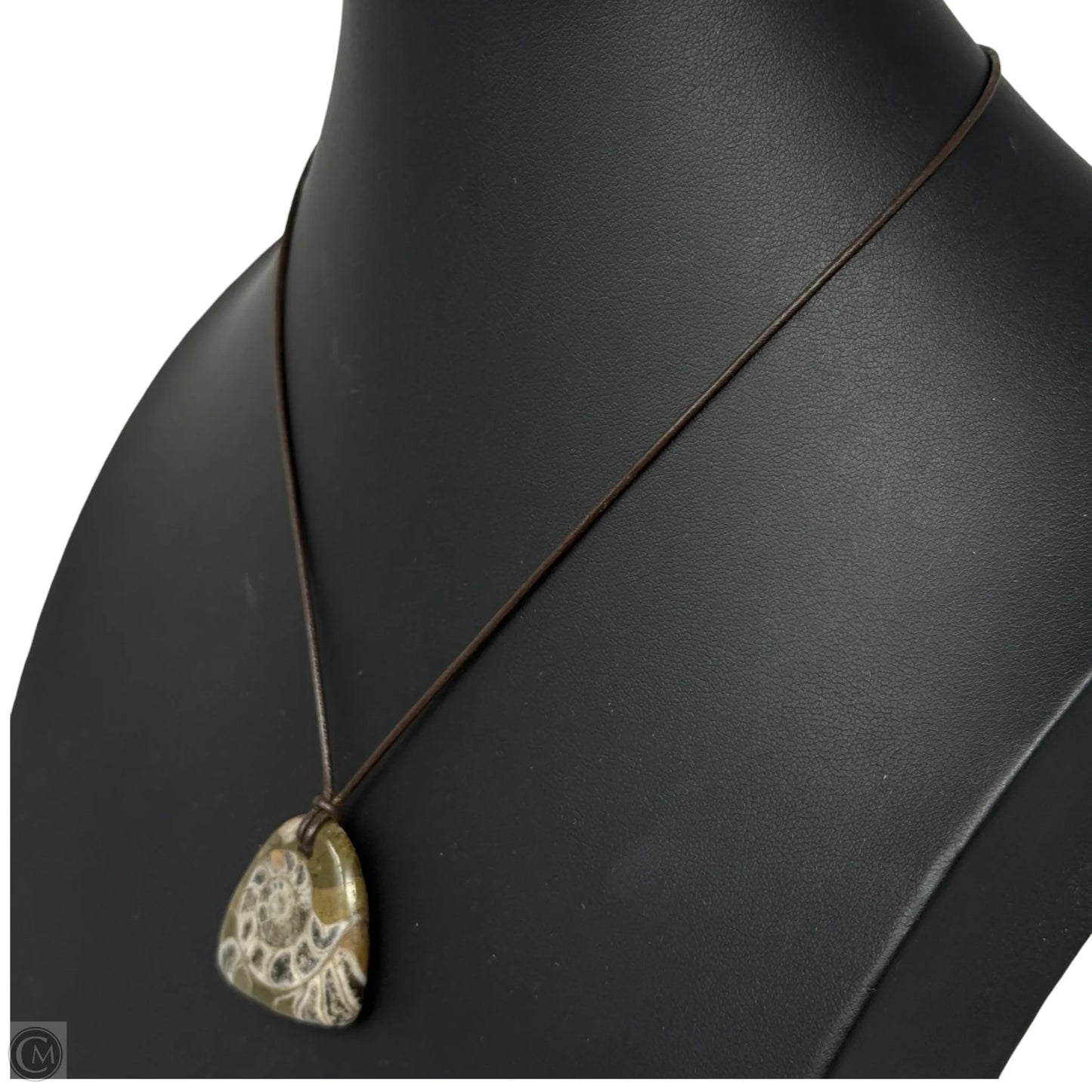 Fossil Pendant Necklace With Sterling Silver Clasp