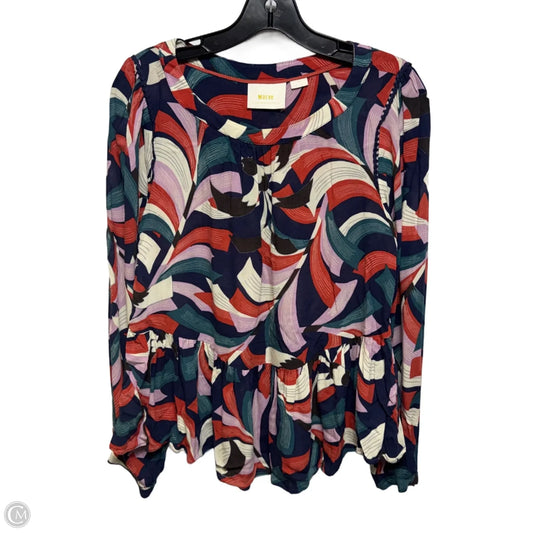 Top Long Sleeve By Maeve In Multi-colored, Size: S