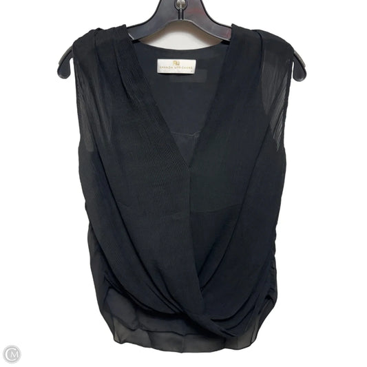 Silk Top Sleeveless By Amanda Uprichard In Black, Size: S