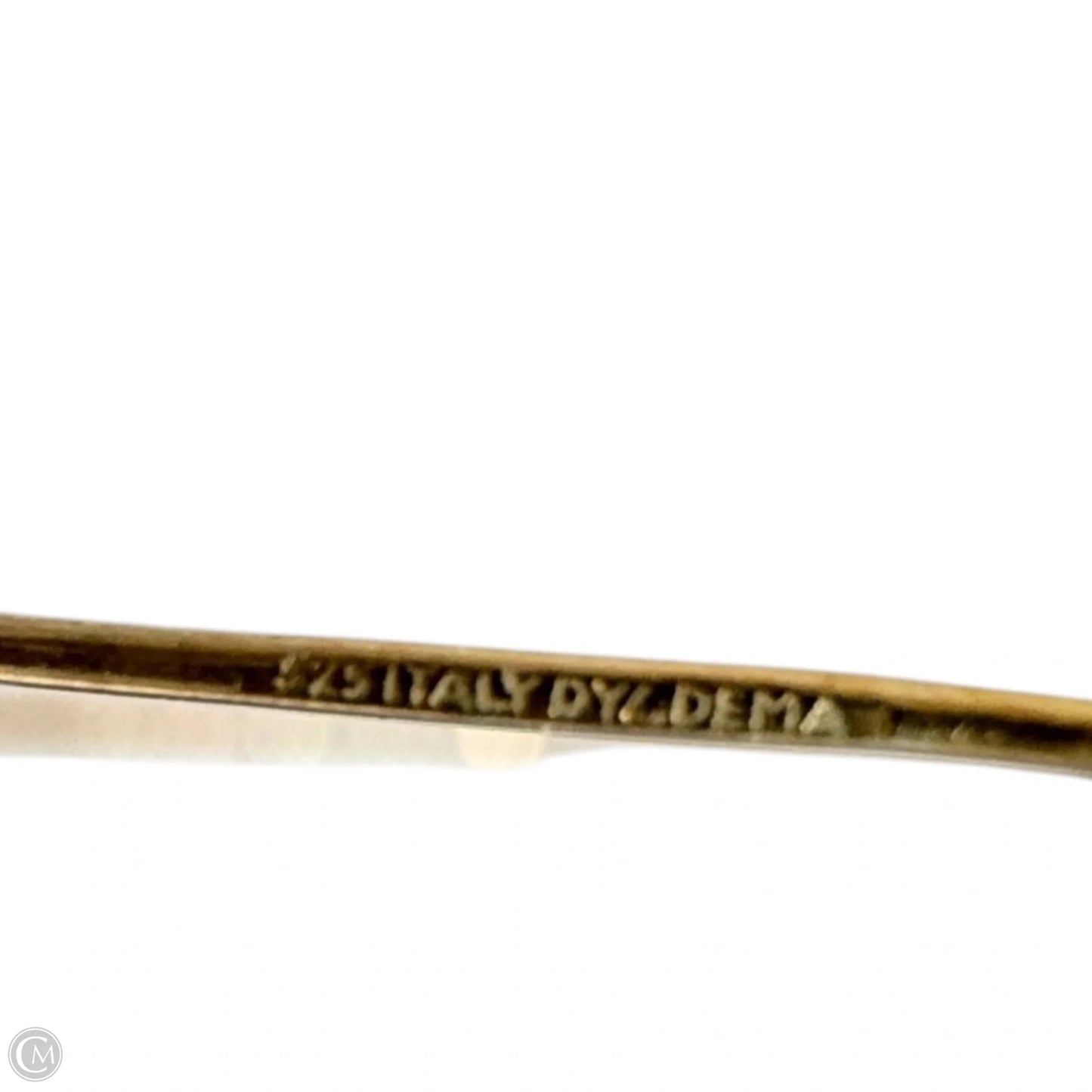 Italian Gold Over Earrings Sterling Silver Diamond Cut 1mm Hoop Earrings  By Dyadema