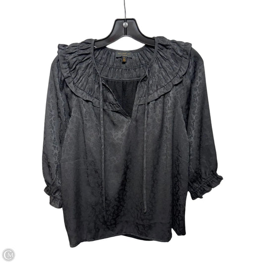 Top Long Sleeve By Current Air In Black, Size: XS
