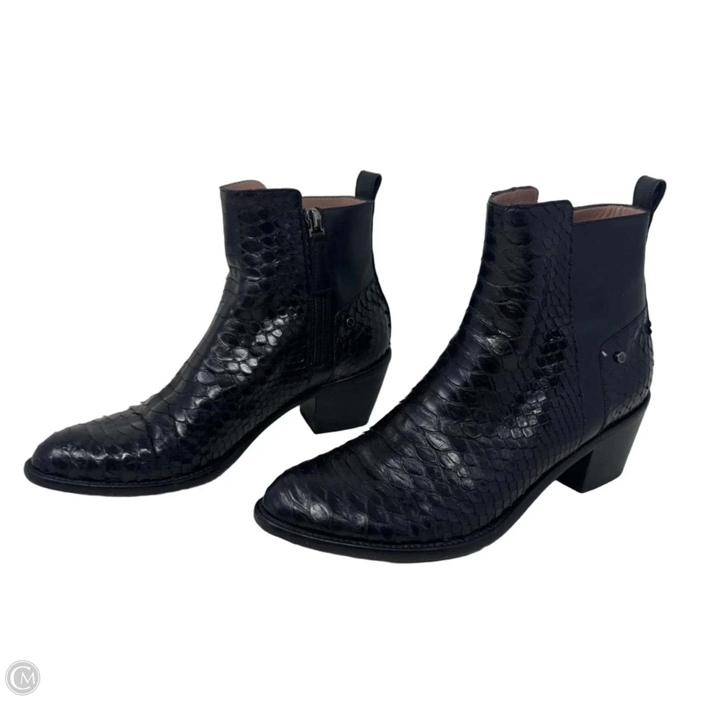 Boots Ankle Heels By Antonio Barbato In Black, Size: 7.5 (37.5)