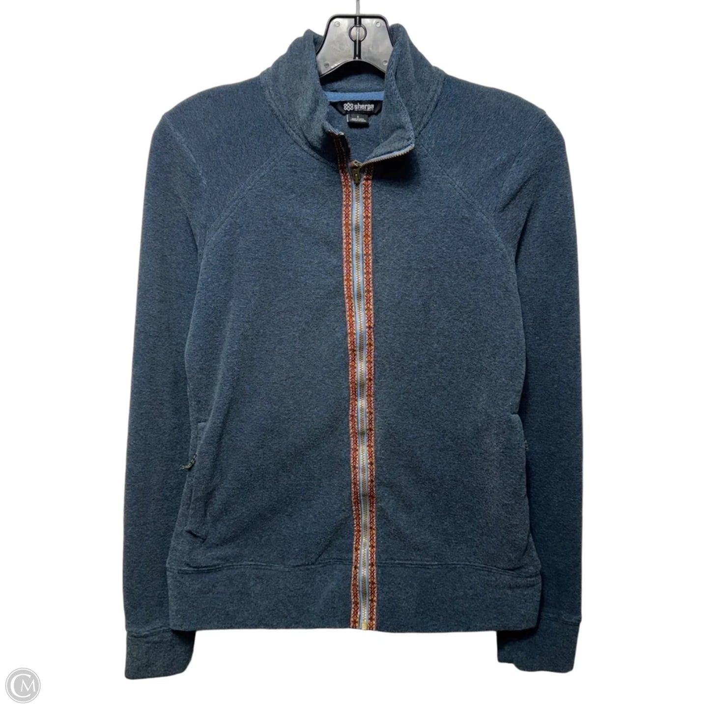Jacket Fleece By Sherpa In Blue, Size: S