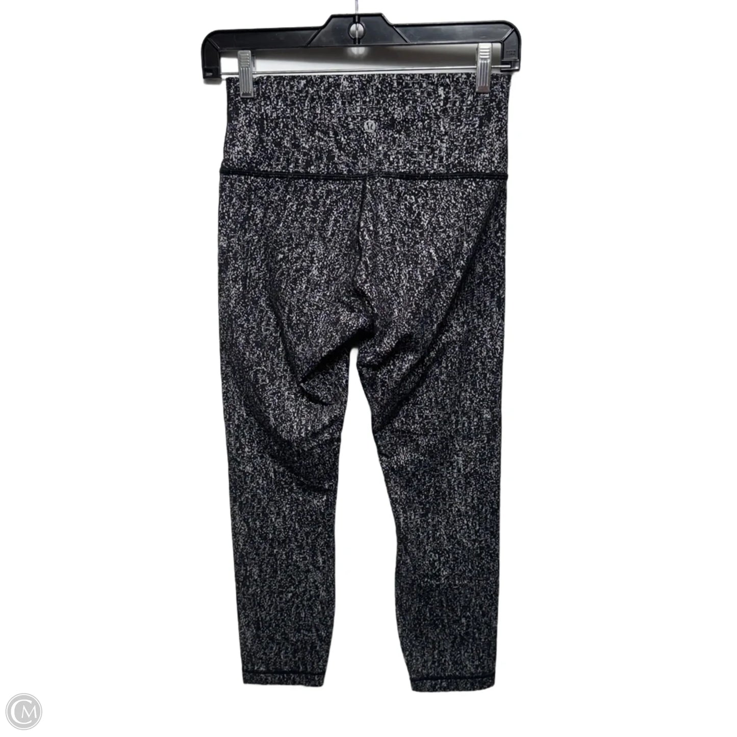 Athletic Leggings By Lululemon In Black & White, Size: 6