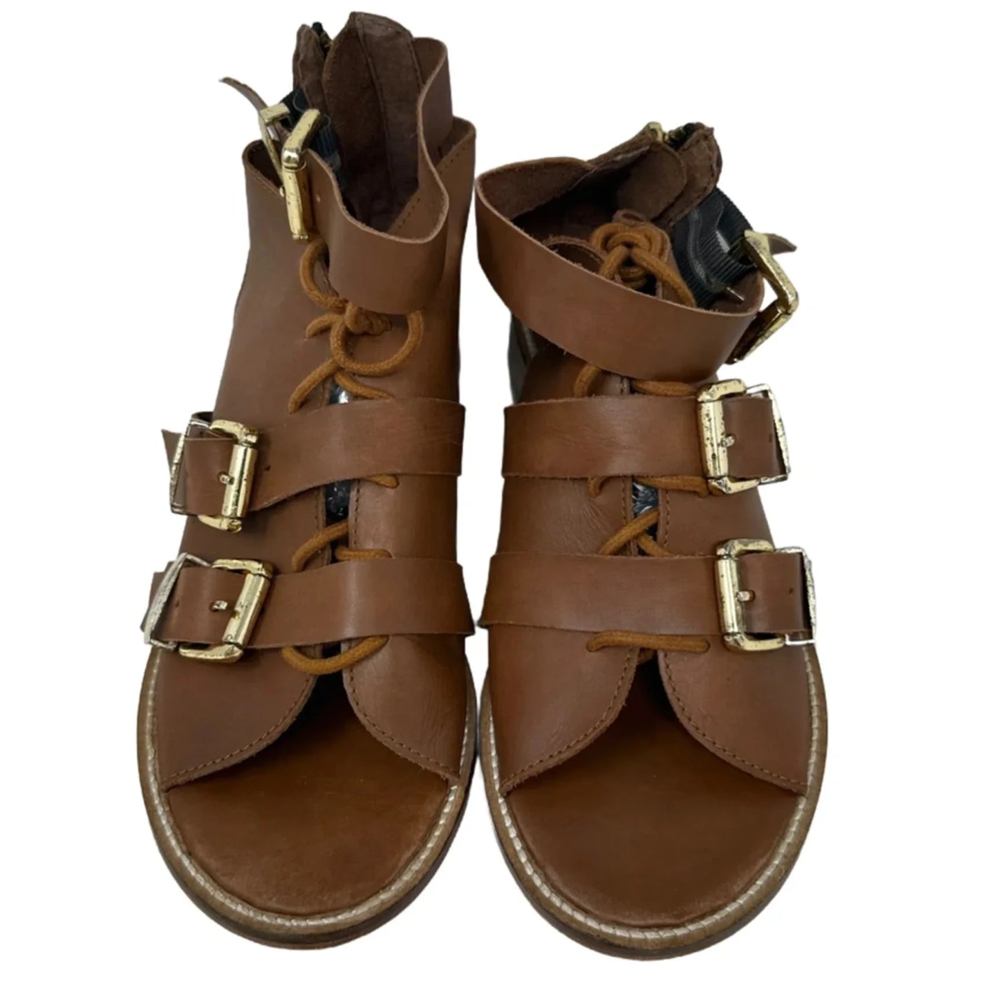 Ocean Views Boot Sandals 
By Free People In Tan, Size: 8.5