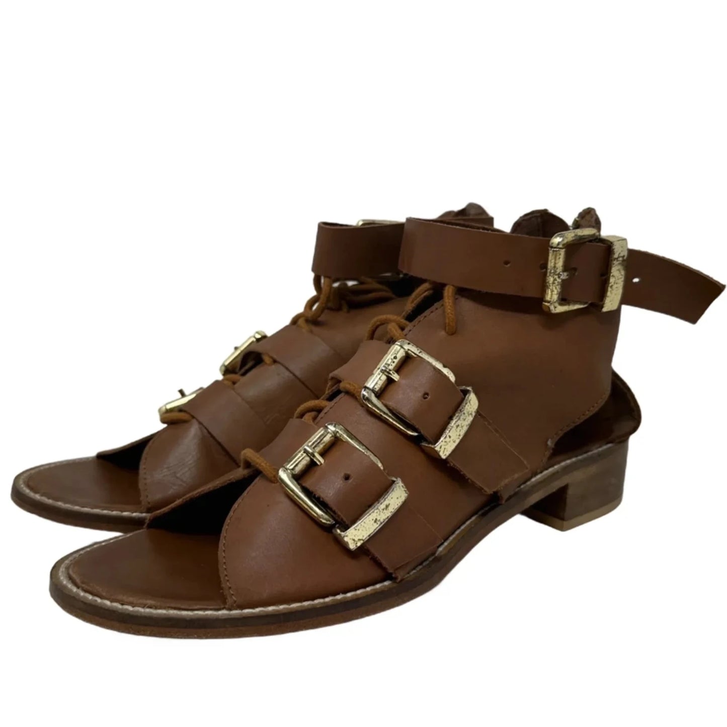 Ocean Views Boot Sandals 
By Free People In Tan, Size: 8.5