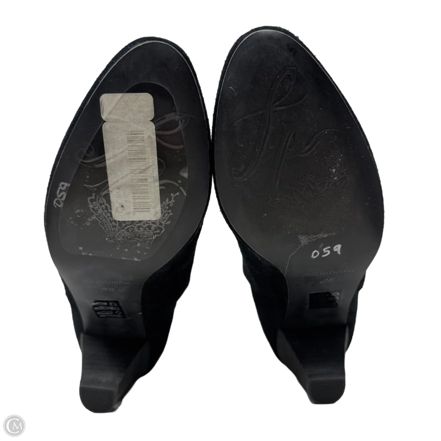 Boots Ankle Heels By Free People In Black, Size: 8