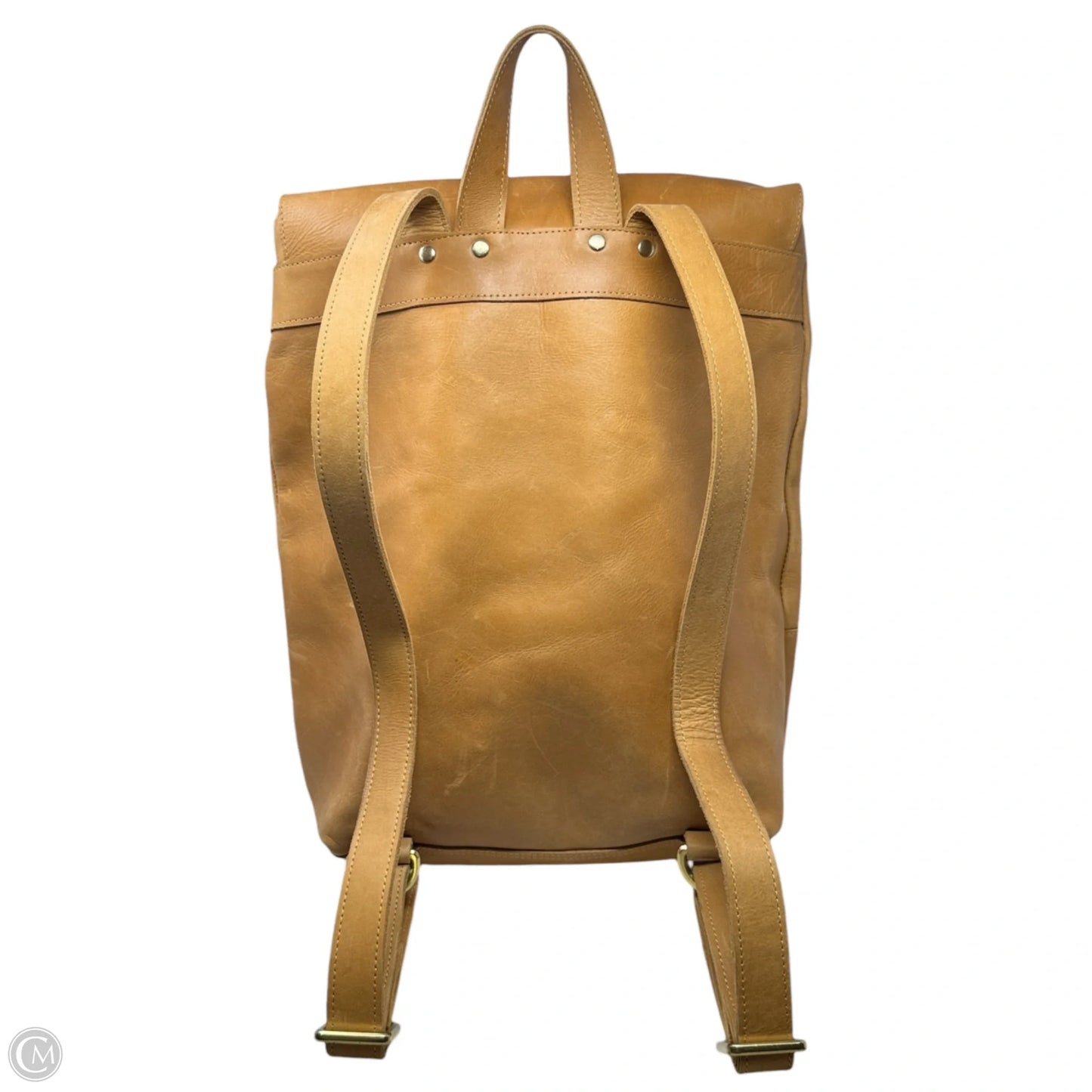 Elsa Ethiopian Leather Laptop Backpack  By Chiban, Size: Large