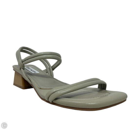 Hattie Block Heel Sandals By Steve Madden In Grey, Size: 7.5