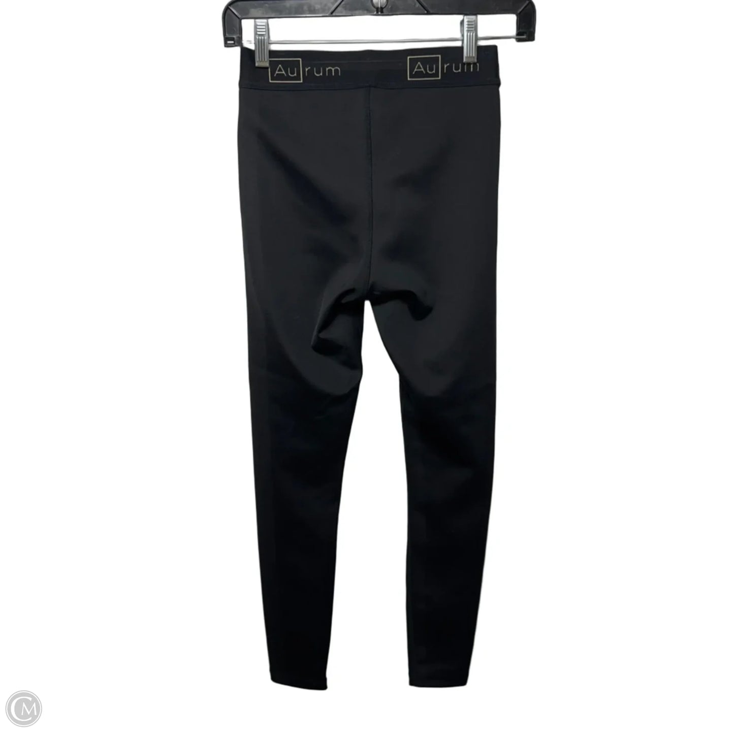 Athletic Leggings By Au Rum In Black & Gold, Size: Xs