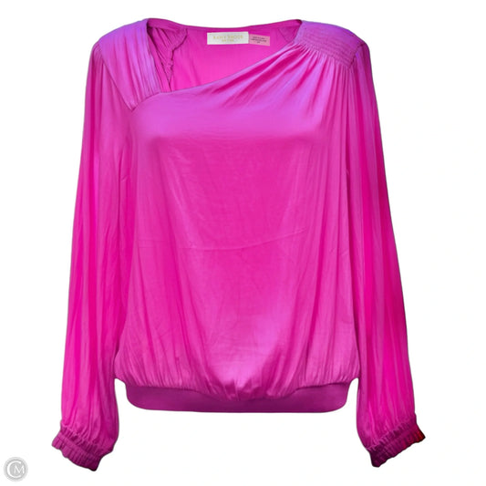 Vic Asymmetric Neckline Top By Ramy Brook In Pink, Size: S