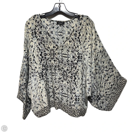 Silk Blouse Long Sleeve By Tolani In Multi-colored, Size: Xs