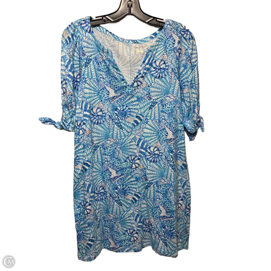 Dress Designer By Lilly Pulitzer In Blue & White, Size: S