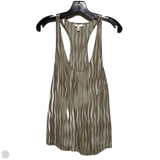 Silk Top Sleeveless By Joie In Blue & Brown, Size: S