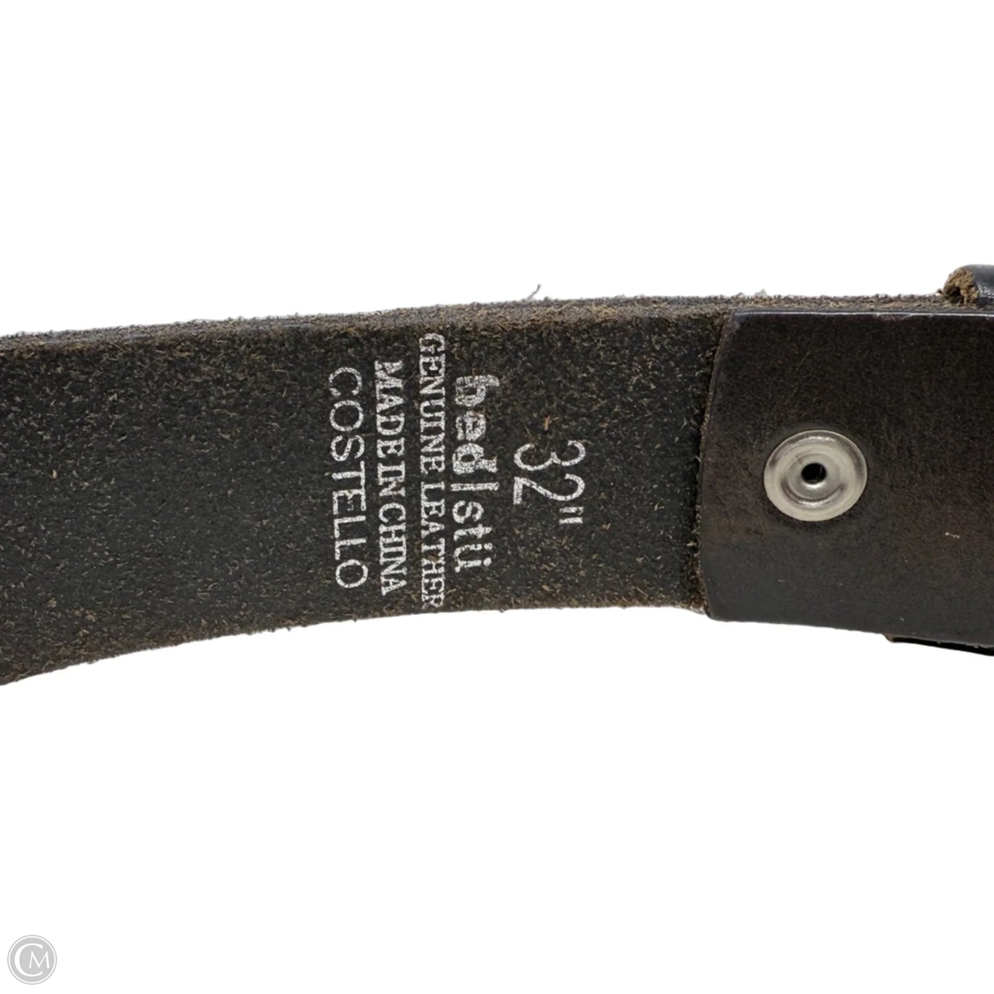 Costello Studded Leather Belt By Bed Stu, Size: 32”