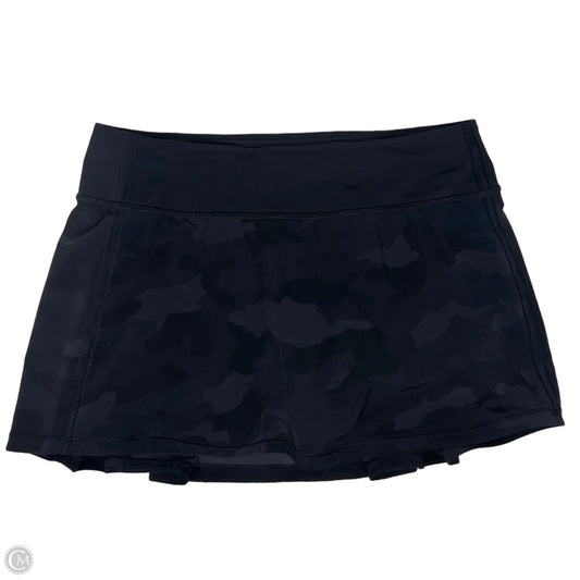 Athletic Skort By Lululemon In Camouflage Print, Size: 6