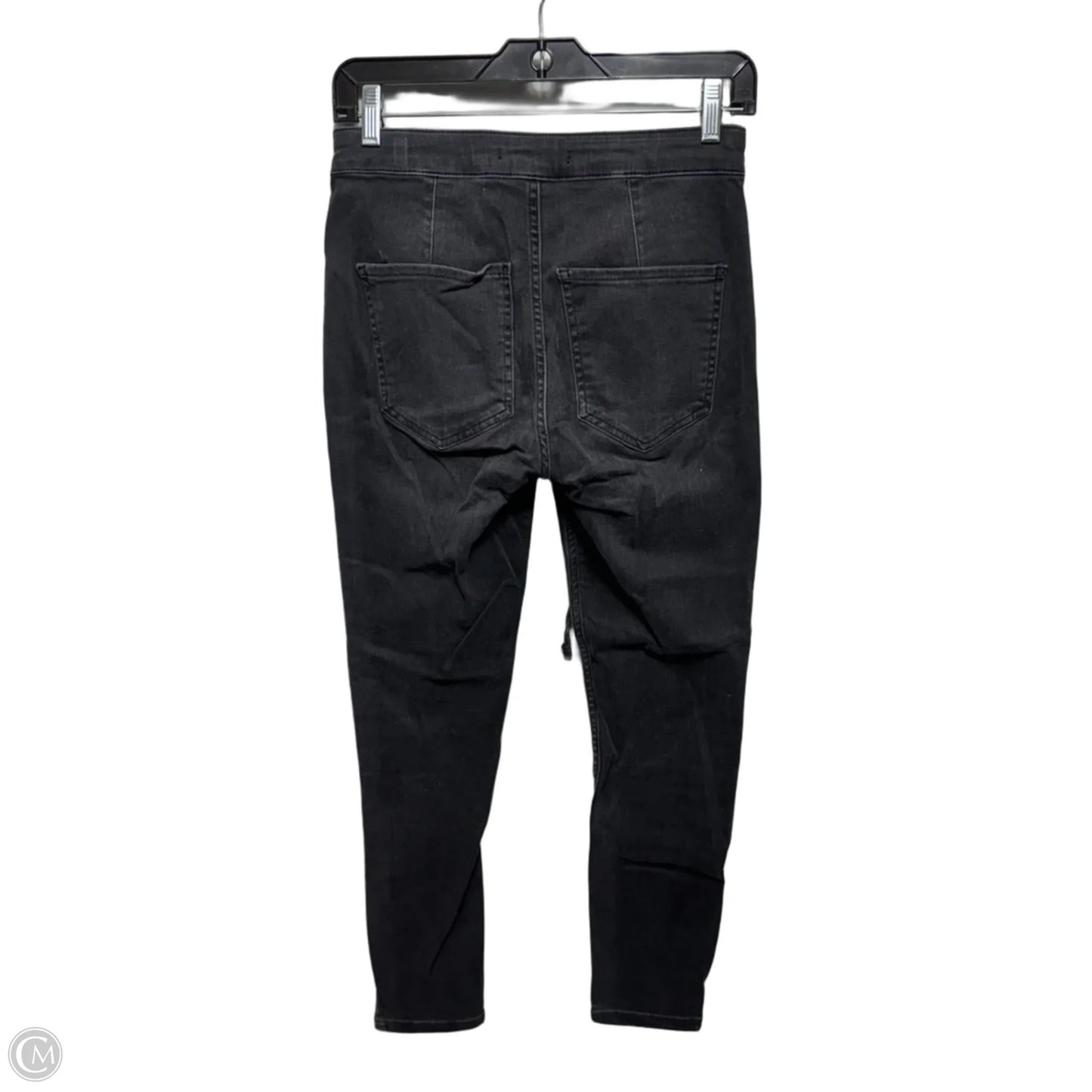 Jeans Skinny By Free People In Black, Size: 4/27