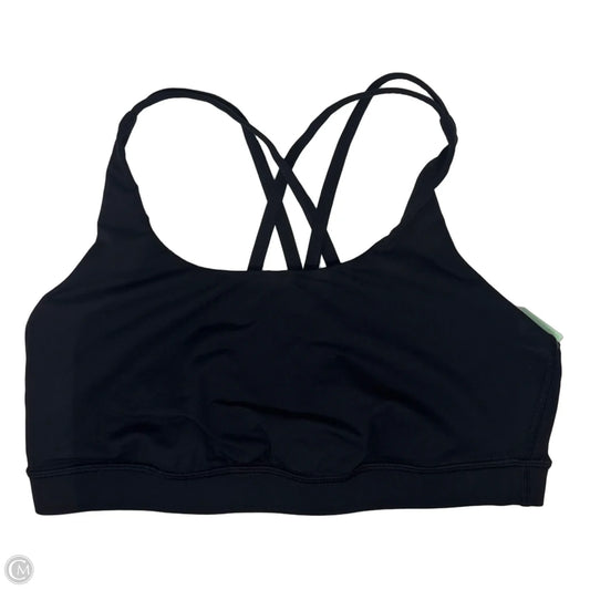 Athletic Bra By Lululemon In Black, Size: 12