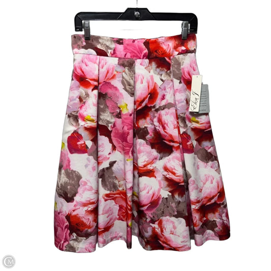 Skirt Midi By Eliza J In Floral Print, Size: 6