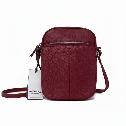 Cleveland Mini Crossbody Leather By American Leather Co, Size: Small