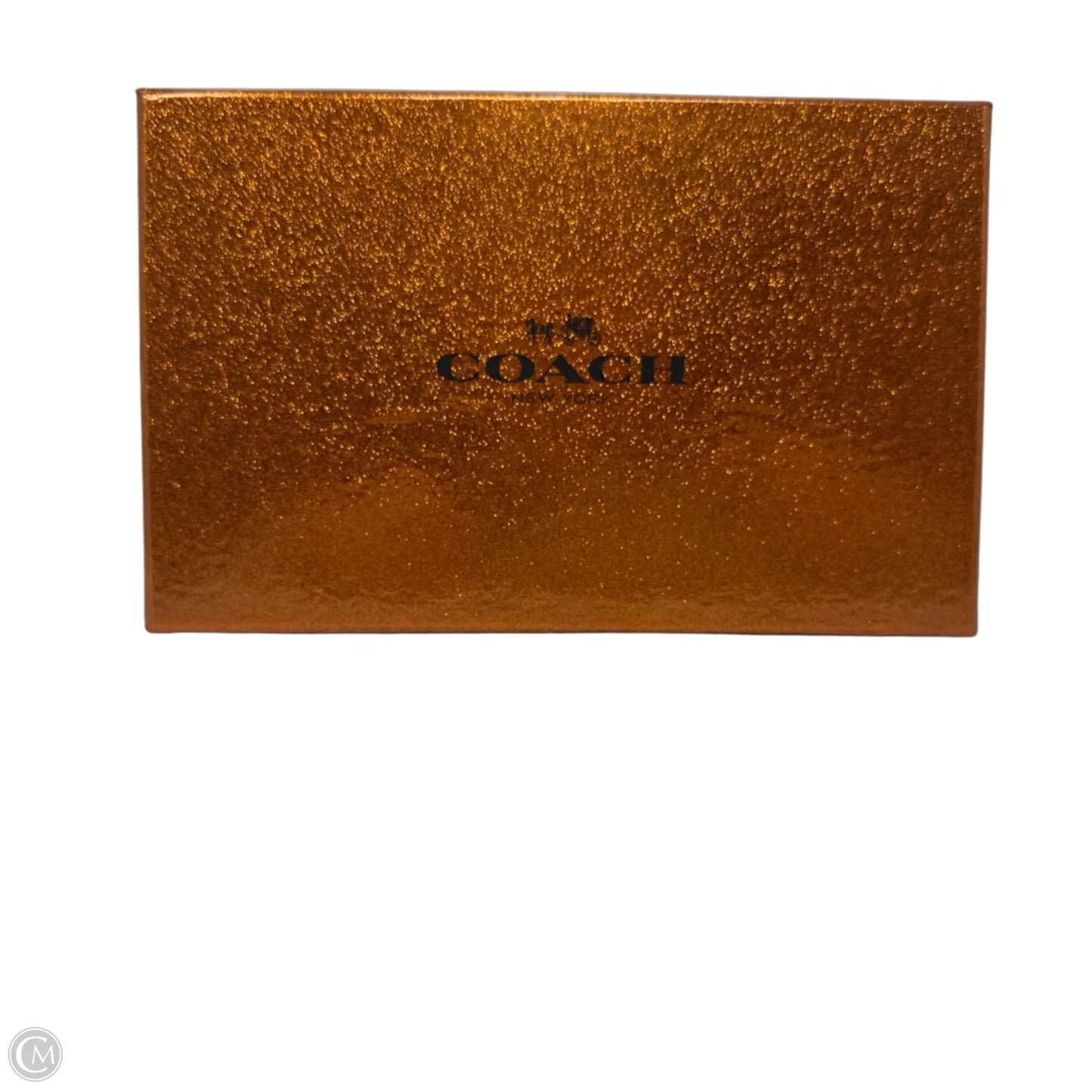 Boxed Glitter Wristlet Designer By Coach, Size: Small