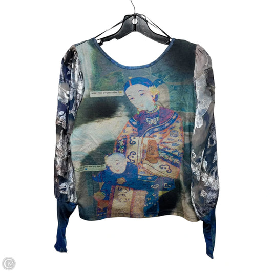 Top Long Sleeve By Desigual In Multi-colored, Size: Xl