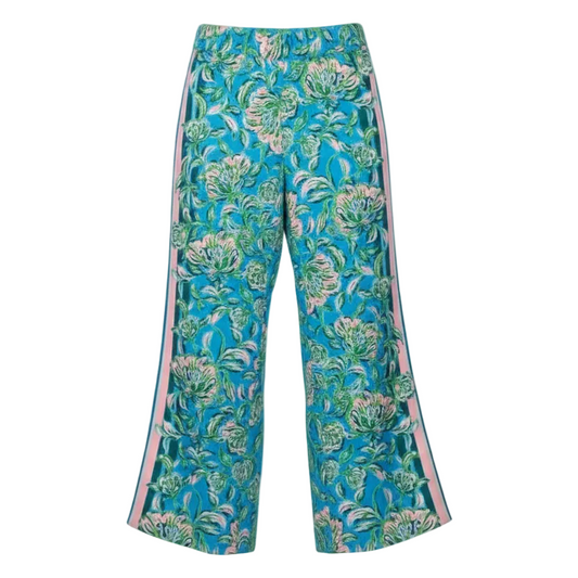 Bal Harbour Palazzo 
Pants Designer By Lilly Pulitzer In Cumulus Blue, Size: S